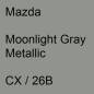 Preview: Mazda, Moonlight Gray Metallic, CX / 26B.